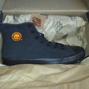Harley-Davidson Black High-Top Men's Shoes